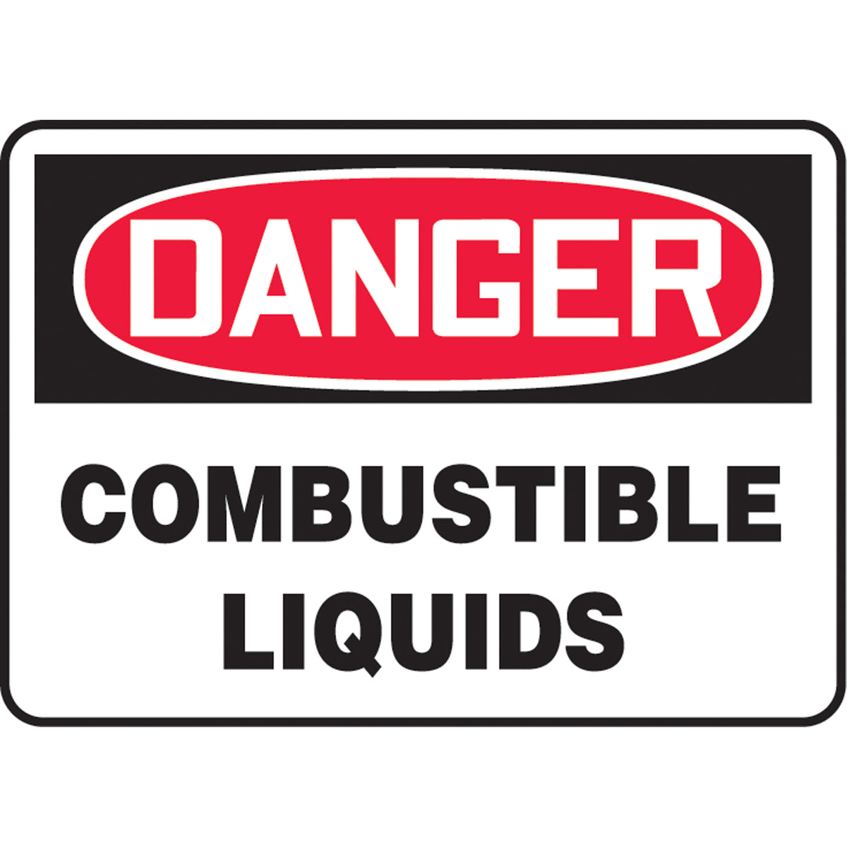 ""Combustible Liquids"" Sign - SK156