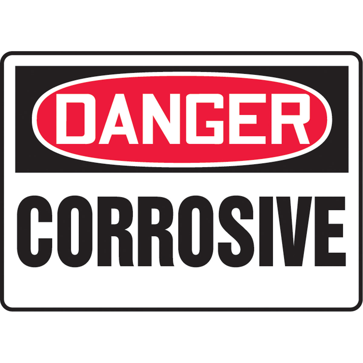 ""Corrosive"" Sign - SK177