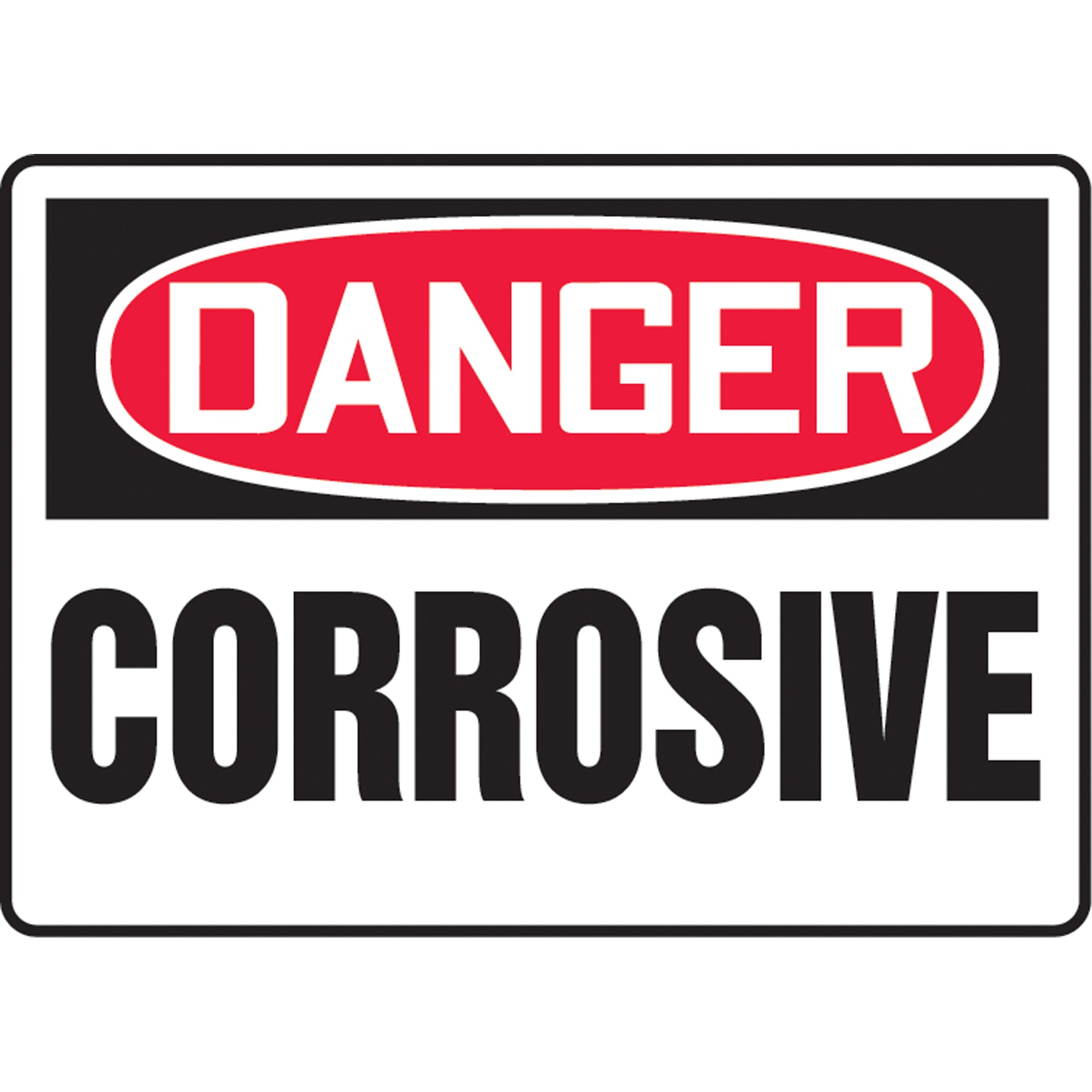 ""Corrosive"" Sign - SK177