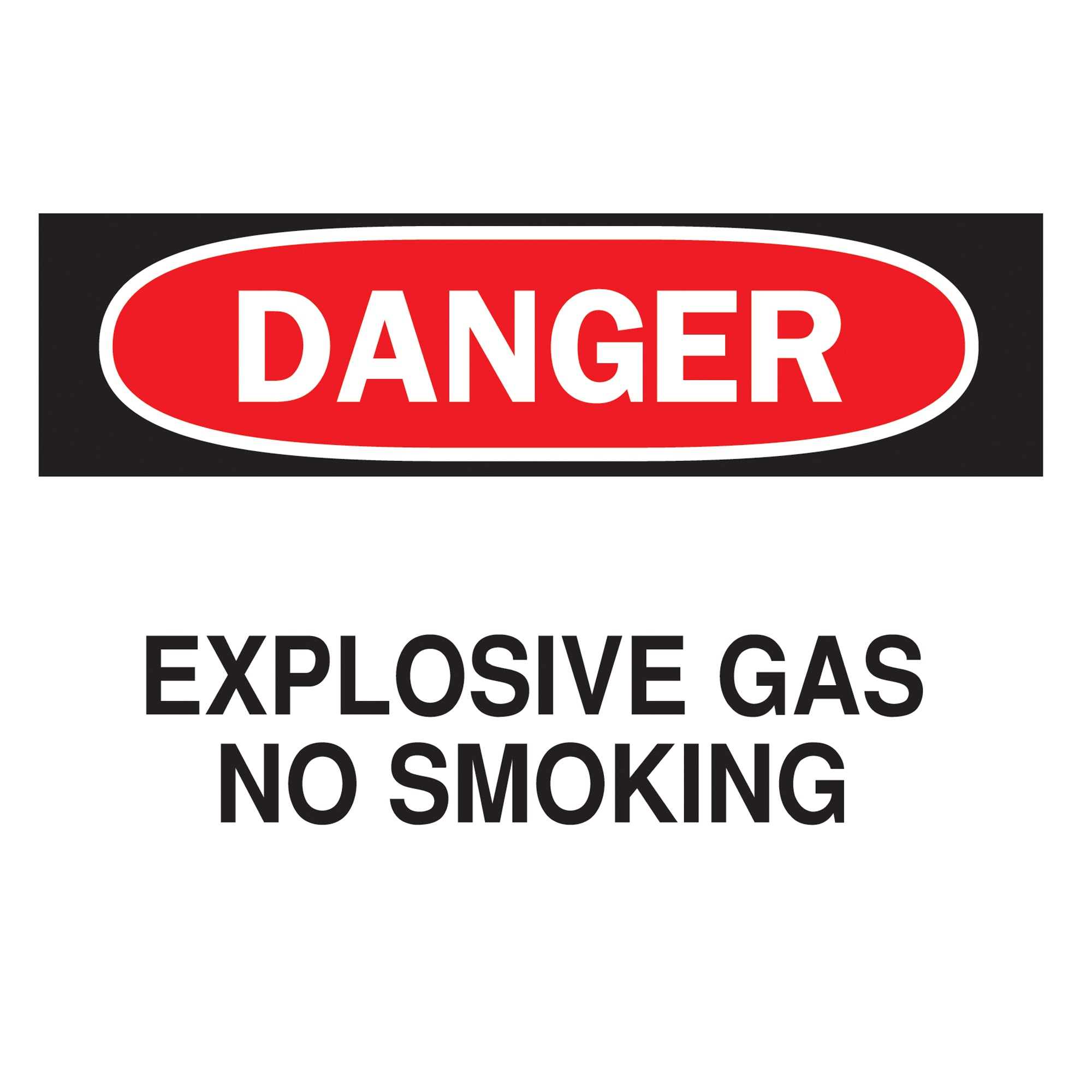 ""Explosive Gas"" Sign - SK221