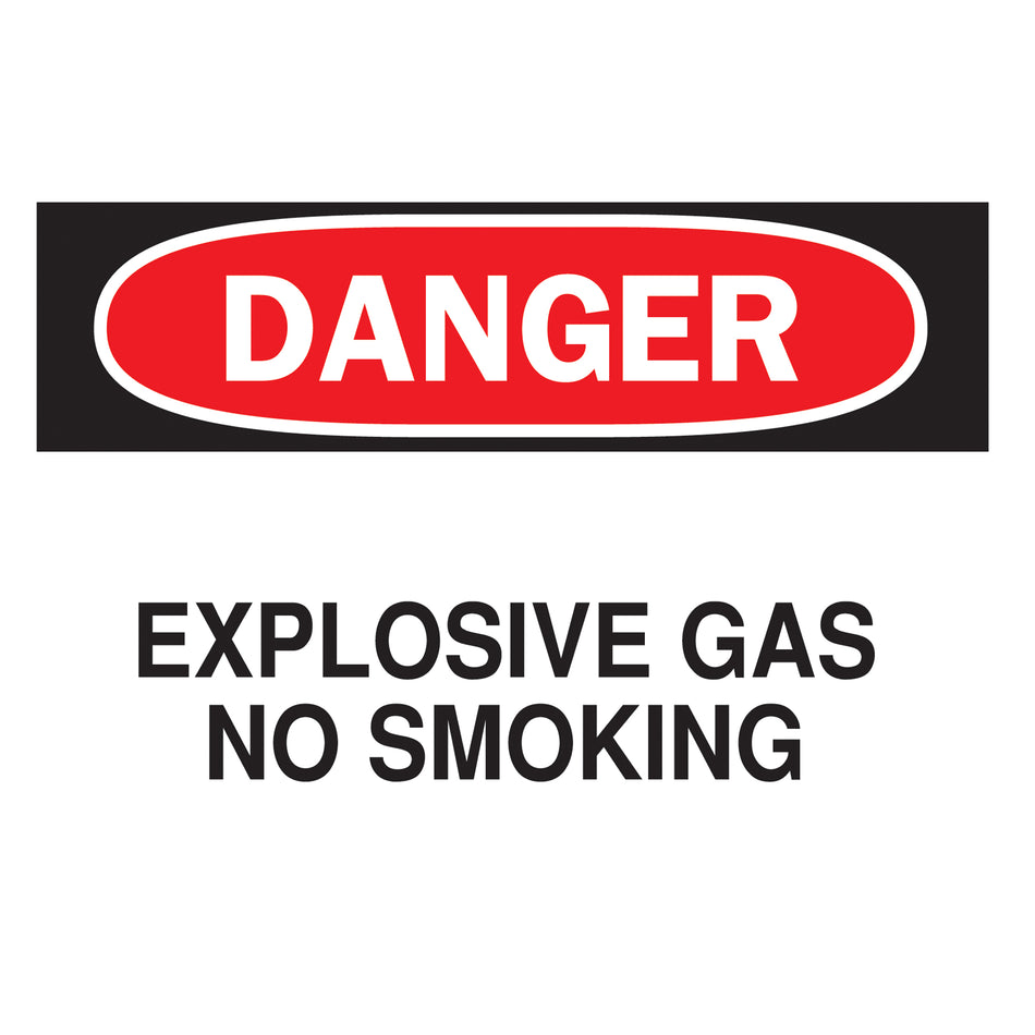""Explosive Gas"" Sign - SK221