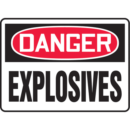 ""Explosives"" Sign - SK245