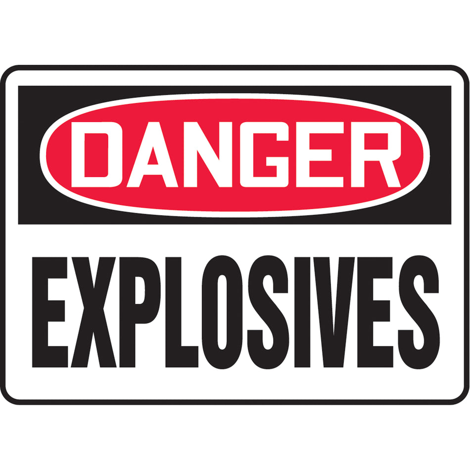 ""Explosives"" Sign - SK245