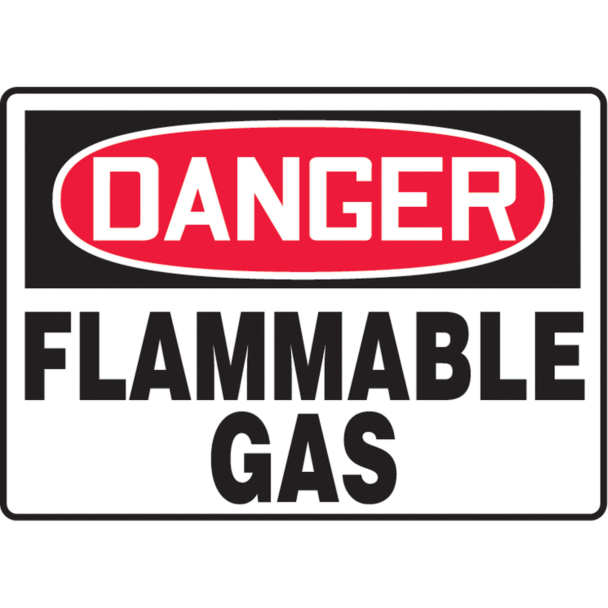 ""Flammable Gas"" Sign - SK258