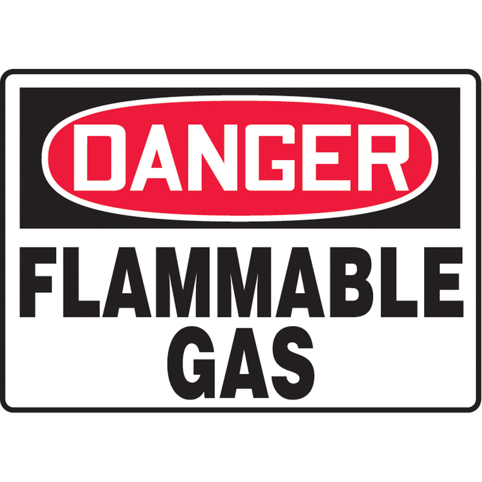 ""Flammable Gas"" Sign - SK258