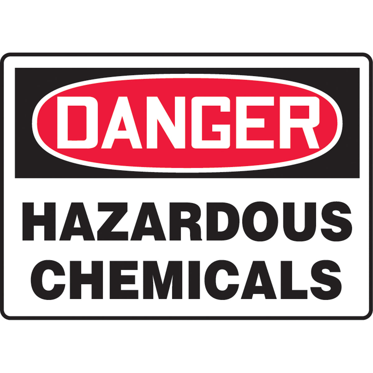 ""Hazardous Chemicals"" Sign - SK350
