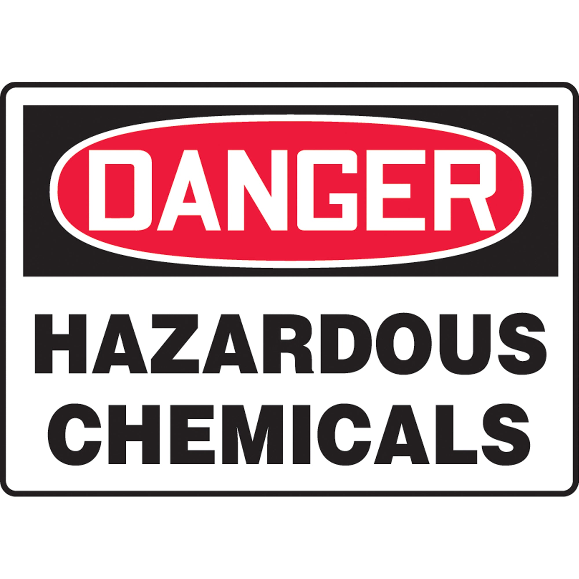 ""Hazardous Chemicals"" Sign - SK350