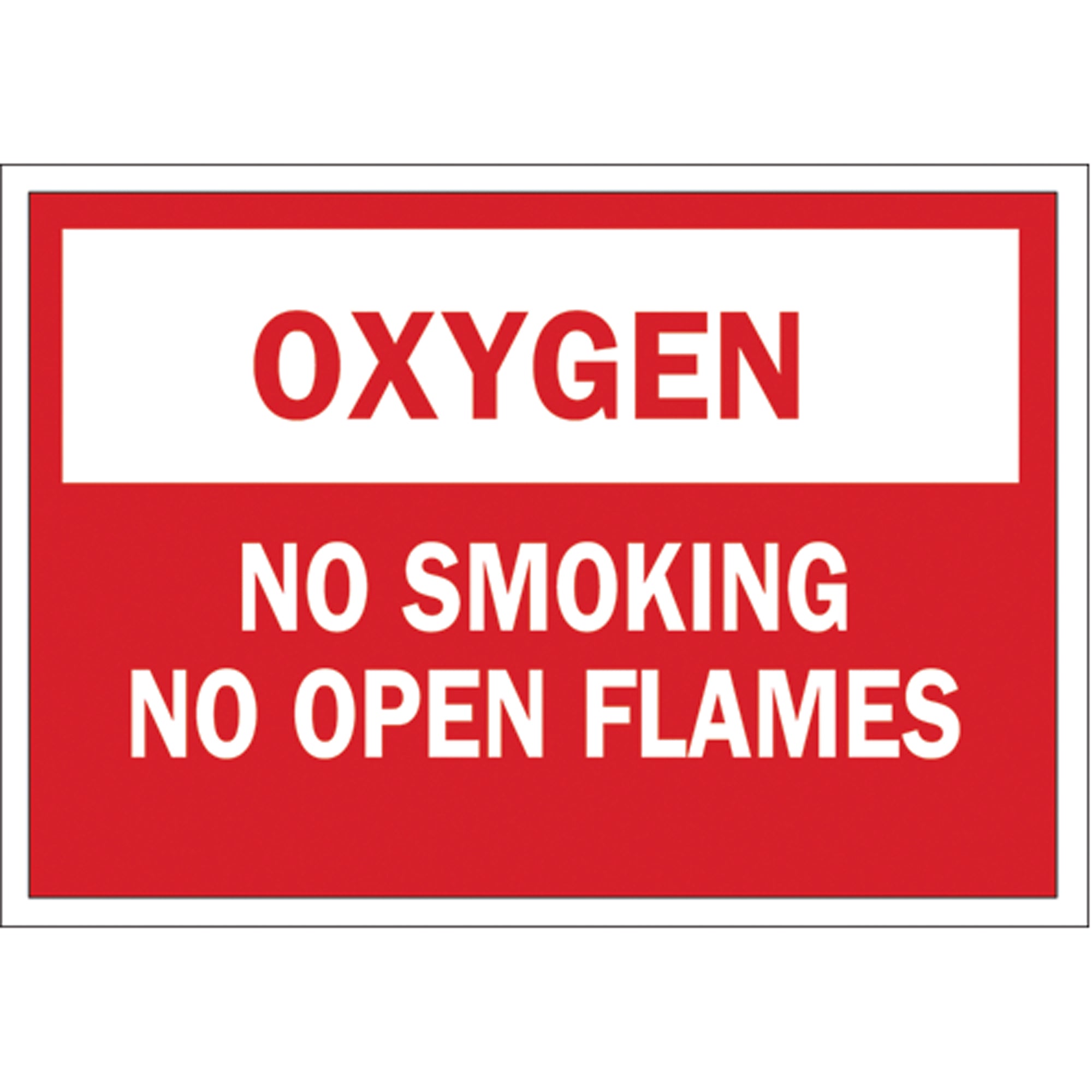 ""Oxygen No Smoking"" Sign - SK683