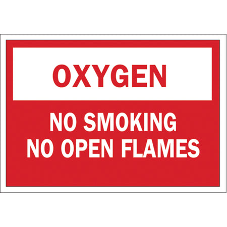 ""Oxygen No Smoking"" Sign - SK683