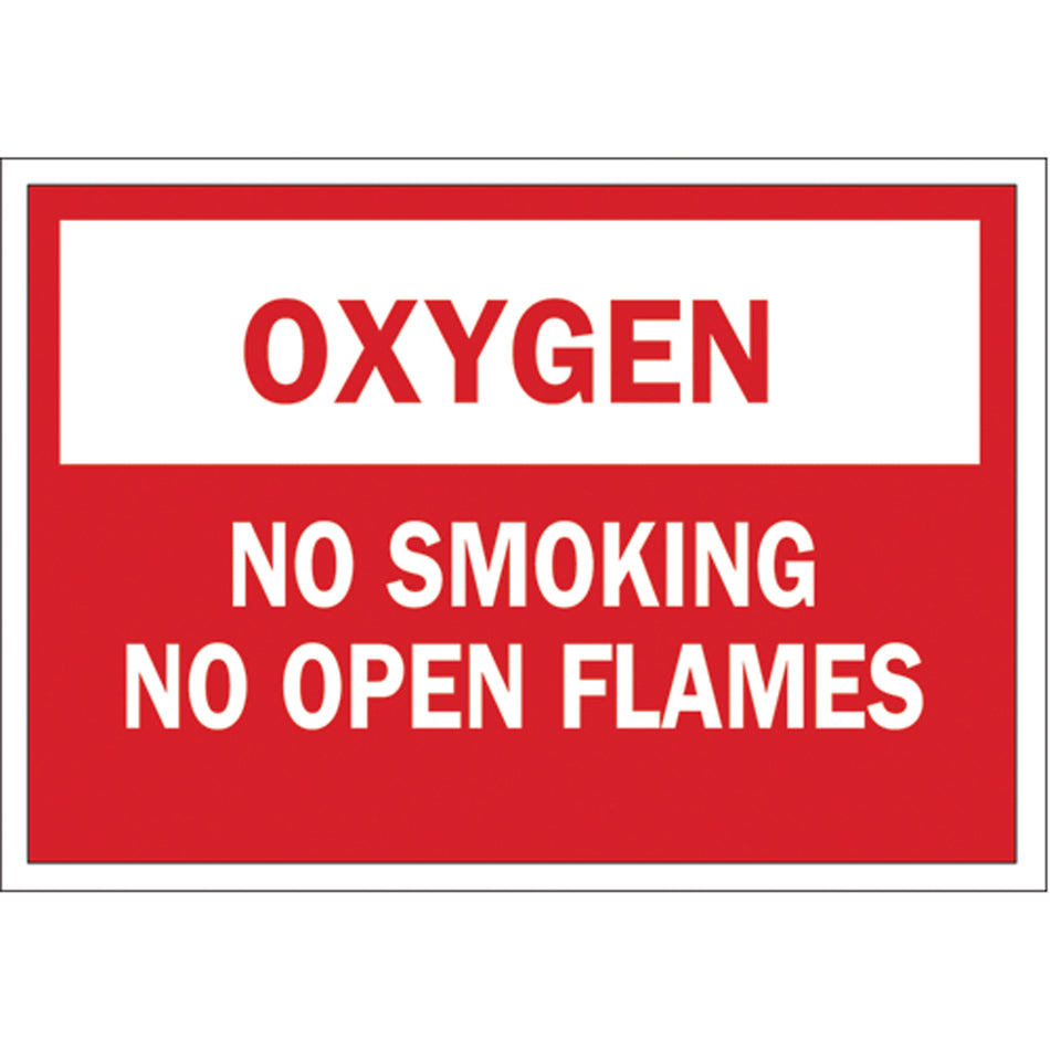 ""Oxygen No Smoking"" Sign - SK683