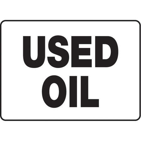 ""Used Oil"" Sign - SAD148