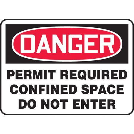 ""Permit Required Confined Space"" Sign - SK863
