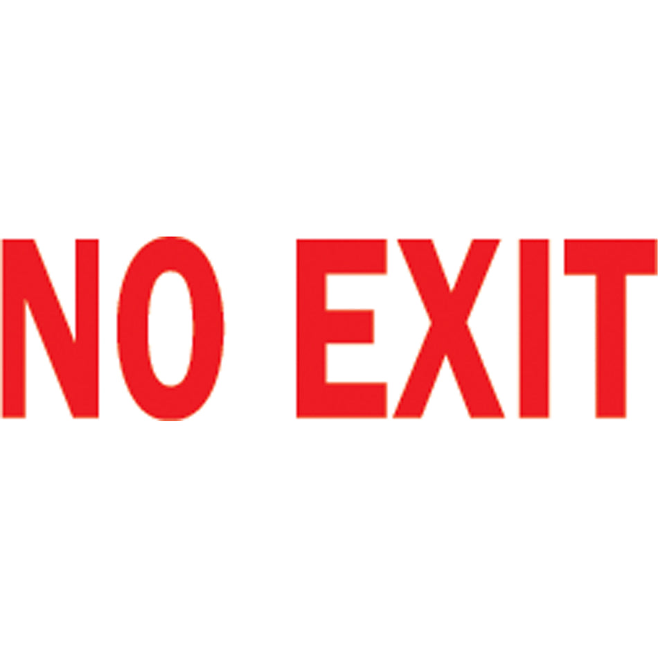 ""No Exit"" Sign - SL064