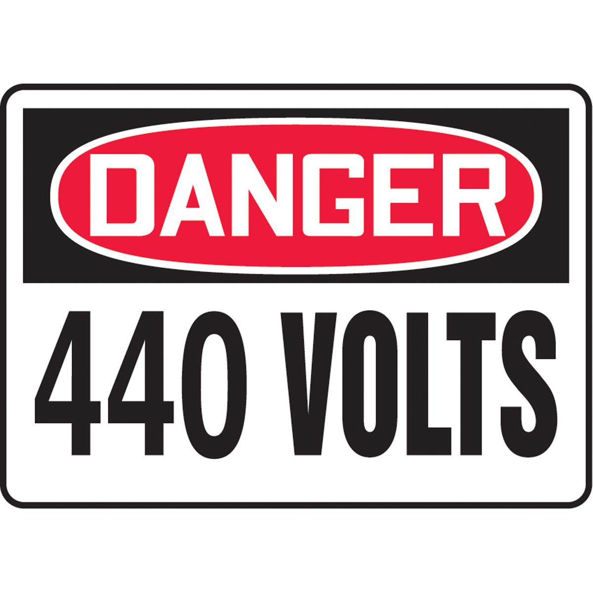 ""440 Volts"" Sign - SL249