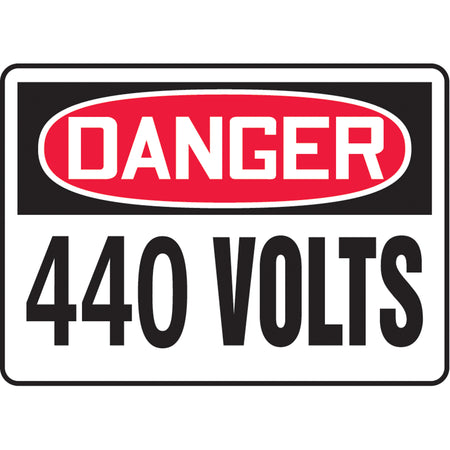 ""440 Volts"" Sign - SL249