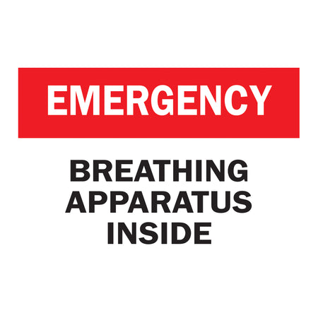 ""Breathing Apparatus Inside"" Sign - SL782
