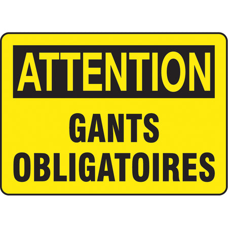""Gants obligatoires"" Sign - SO268