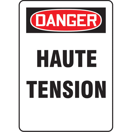 ""Haute tension"" Sign - SAZ569