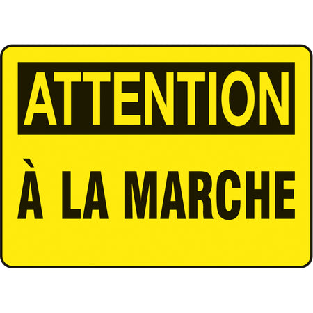 ""À la marche"" Sign - SAZ580