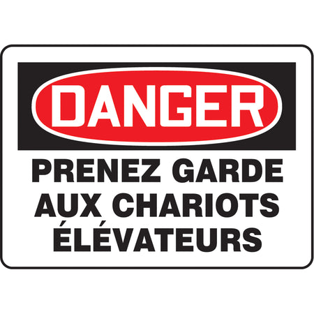 ""Prenez garde aux chariots élévateurs"" Sign - SP146