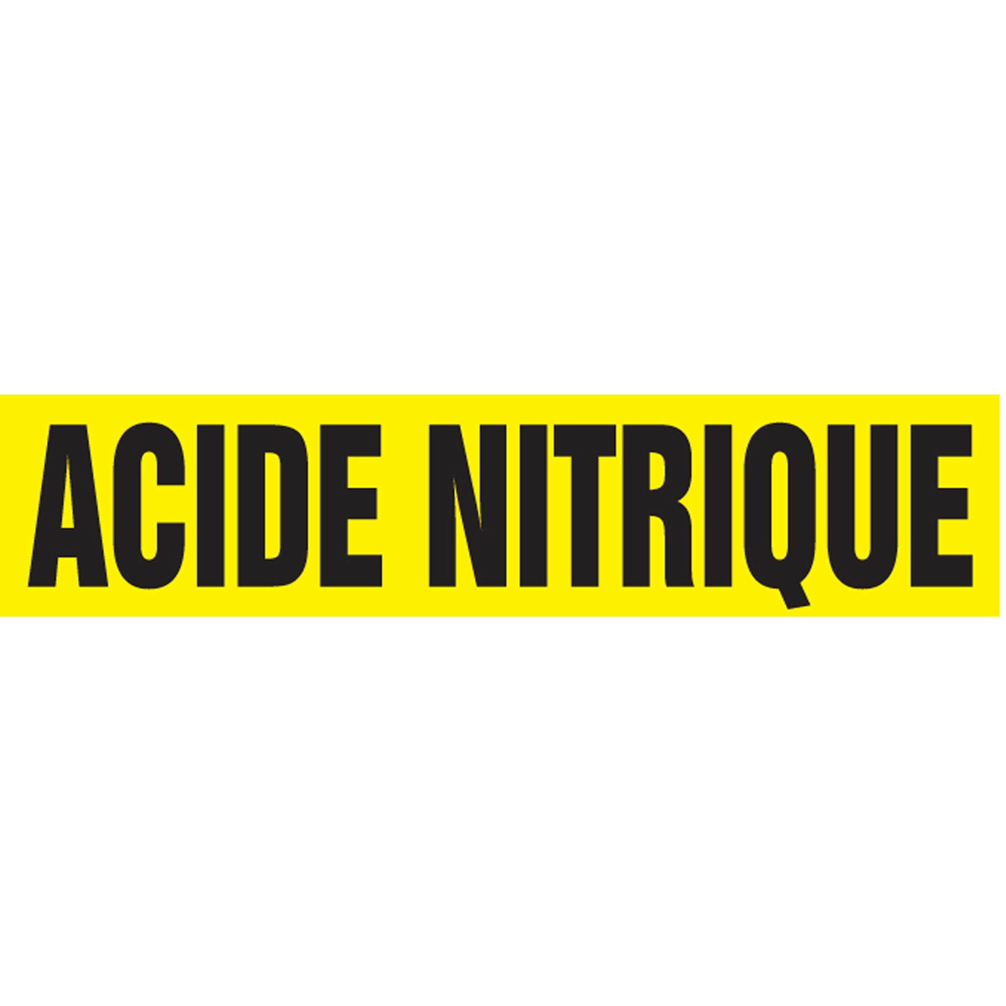 ""Acide Nitrique"" Pipe Markers - SQ302