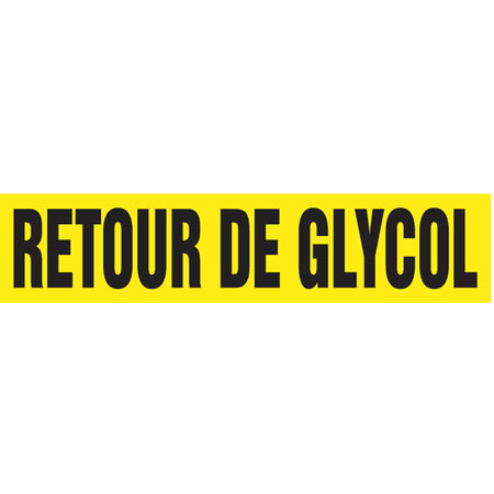 ""Retour de Glycol"" Pipe Markers - SQ955