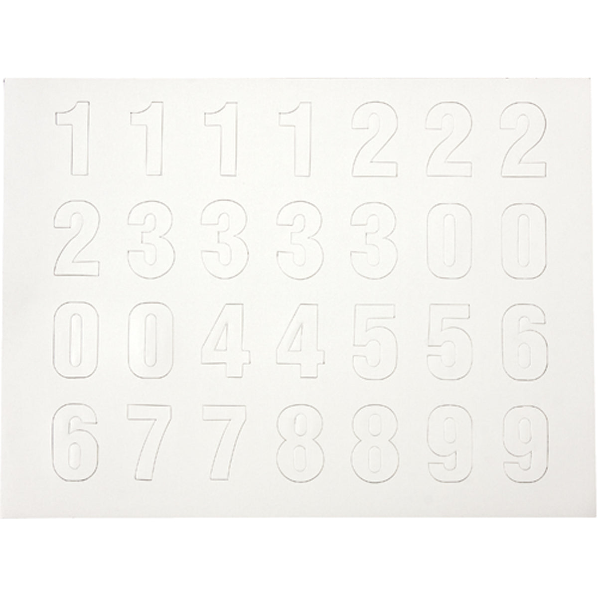 Cut-out Magnetic Numbers - SR635