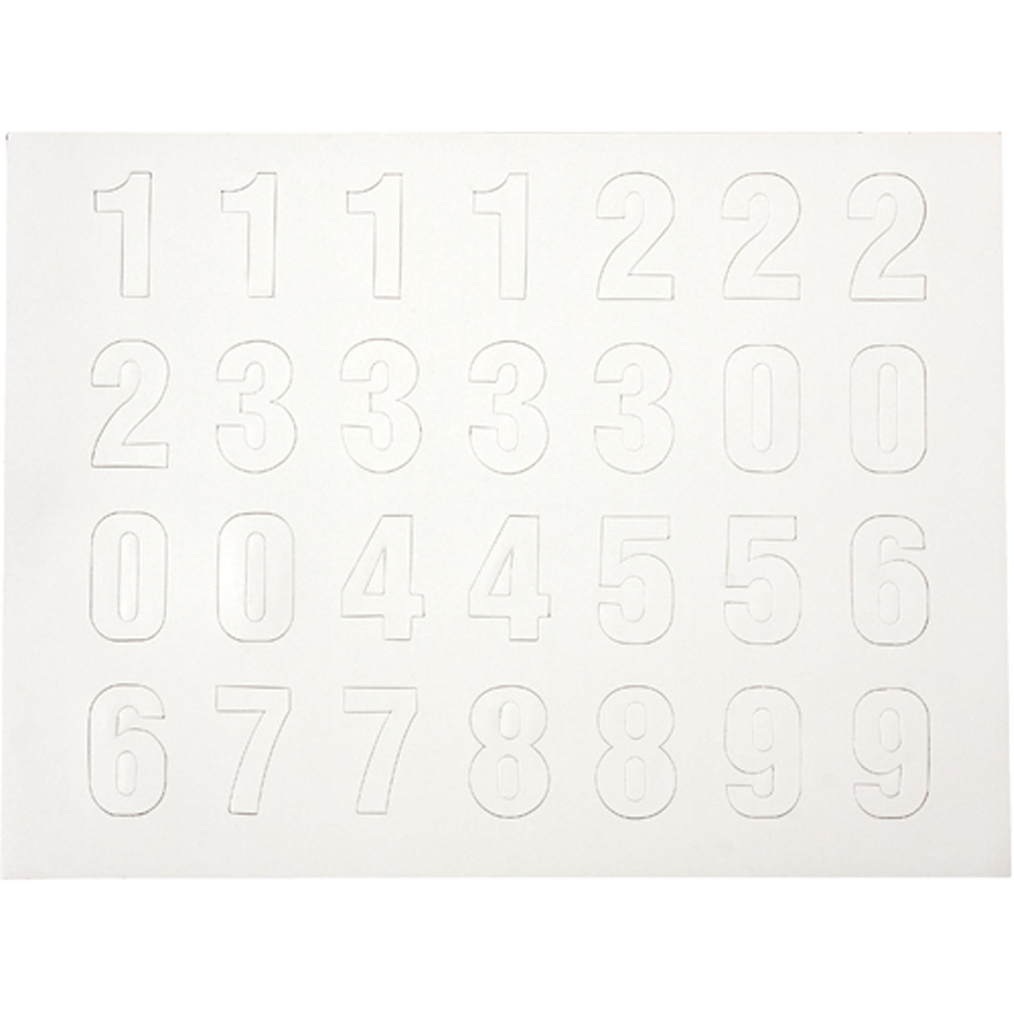 Cut-out Magnetic Numbers - SR635