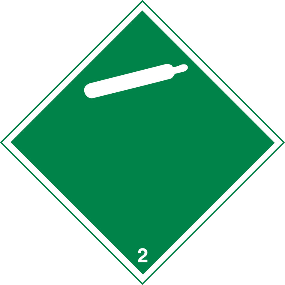 Non-Flammable Gas TDG Placard - SS730