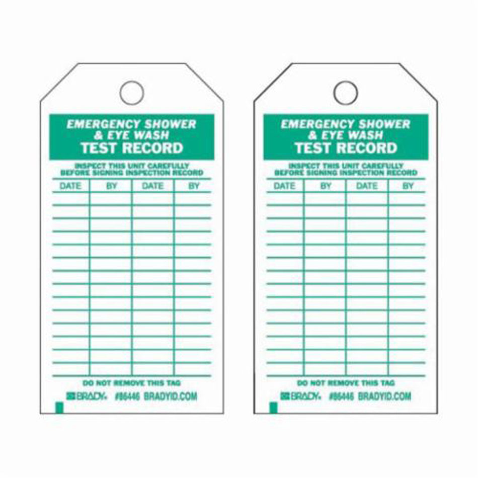 Test Record Inspection Tags - SX325