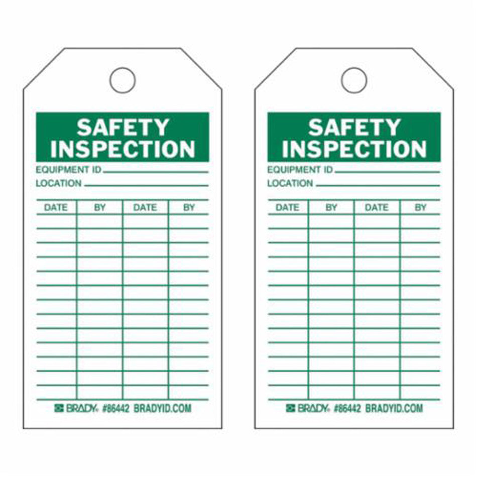 Safety Inspection Tags - SX355