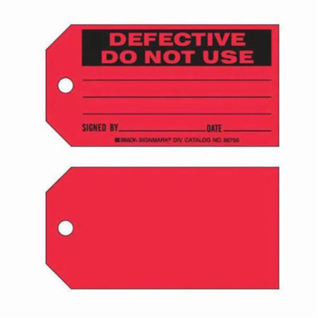 ""Defective Do Not Use"" Tags - SX373