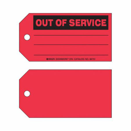 ""Out Of Service"" Production Tags - SX392