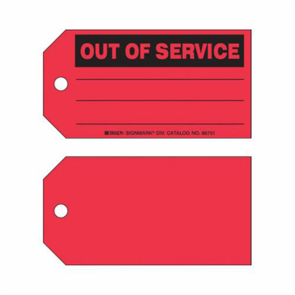 ""Out Of Service"" Production Tags - SX392