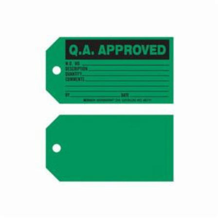 ""Q.A. Approved"" Production Tags - SX394