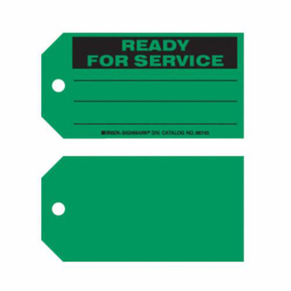 ""Ready For Service"" Tags - SX395