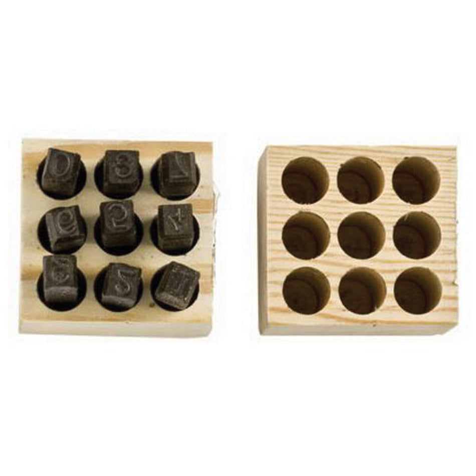 Number Steel Stamp Punch Set - SX813