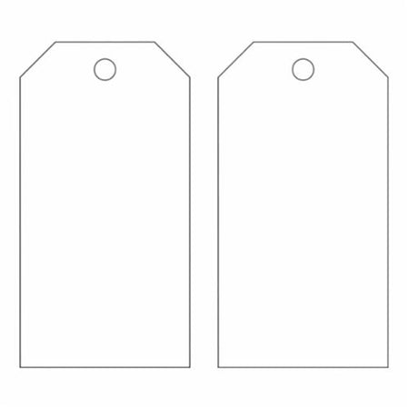 Blank Self-Laminating Accident Prevention Tags - SX850