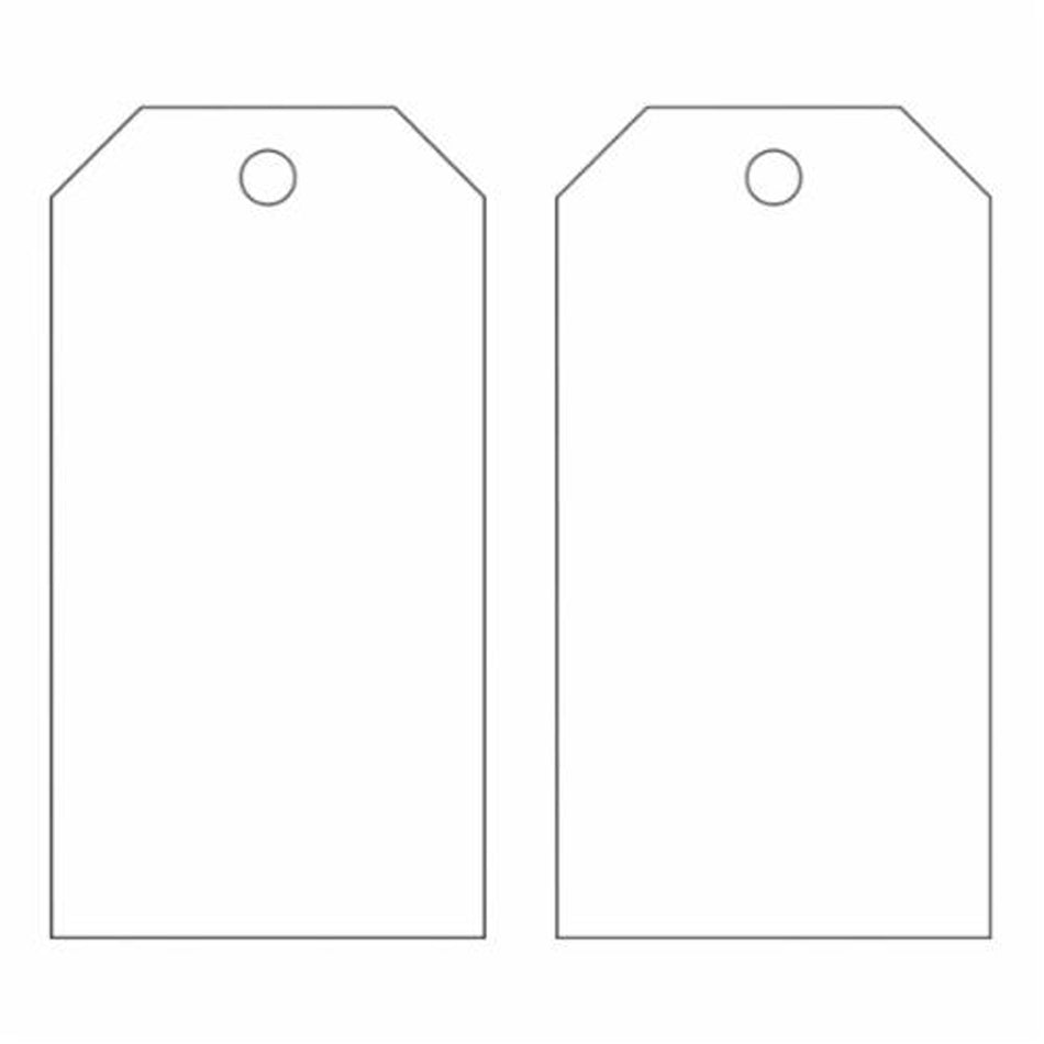Blank Self-Laminating Accident Prevention Tags - SX850