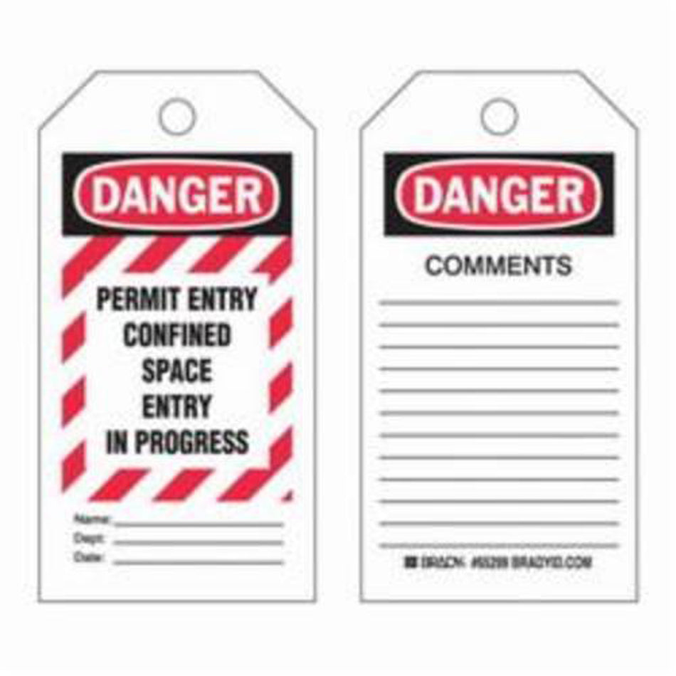 ""Confined Space"" Tags - SX829