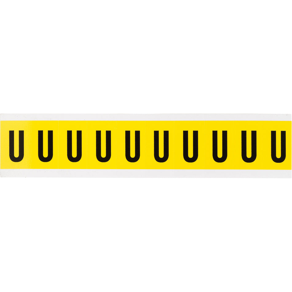 Repositionable Individual Number & Letter Label - SZ274
