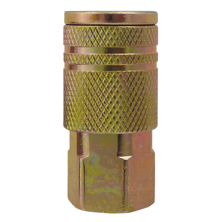 Quick Couplers - 1/4"" Industrial, One Way Shut-Off - Manual Couplers - TA268