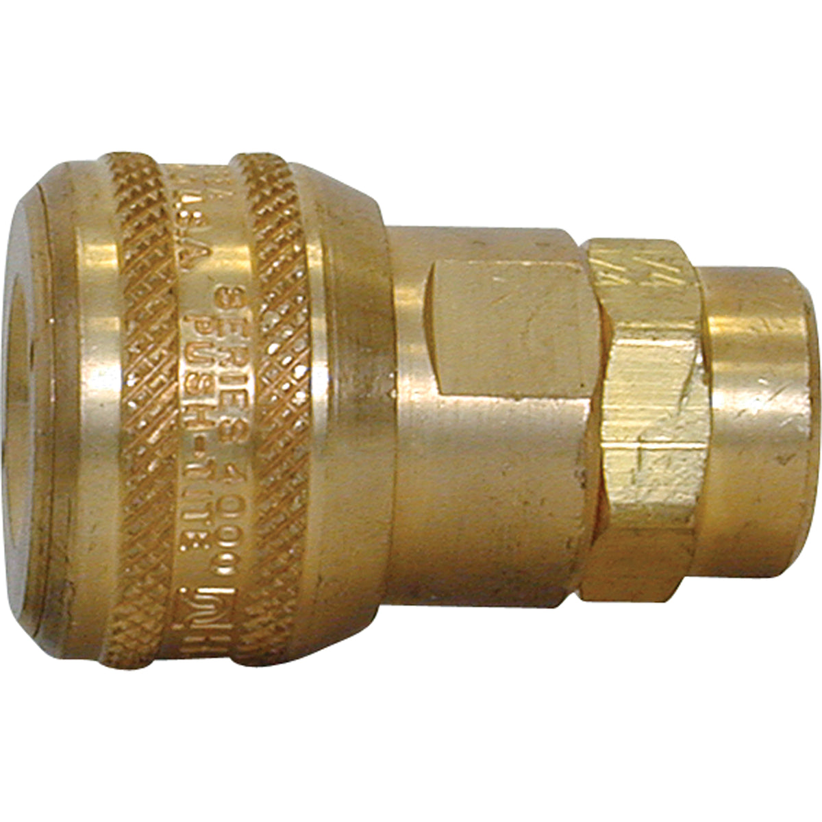 Quick Couplers - 3/8"" Industrial, One Way Shut-Off - Automatic Couplers - TA281