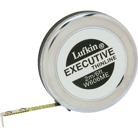 Executive® Thinline Yellow Clad Pocket SAE/Metric Tape Measure - TBG710