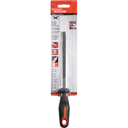 Single Cut File with Ergonomic Handle - TBH201