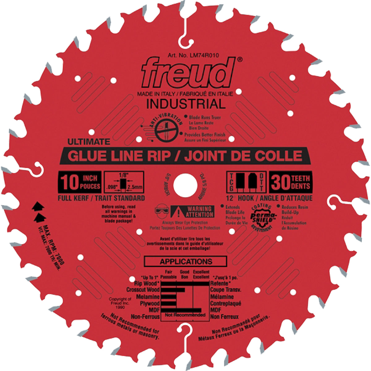 Heavy-Duty Glue Line Ripping Saw Blades - TBO357