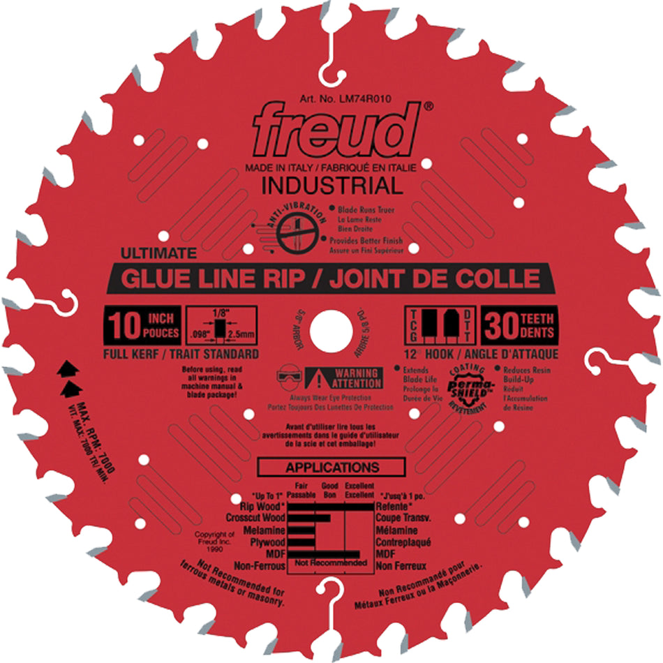 Heavy-Duty Glue Line Ripping Saw Blades - TBO357