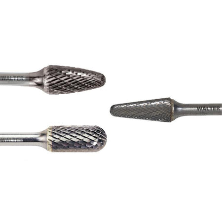 Hard Alloy Ball Nose Cylinder Burr - TCO266