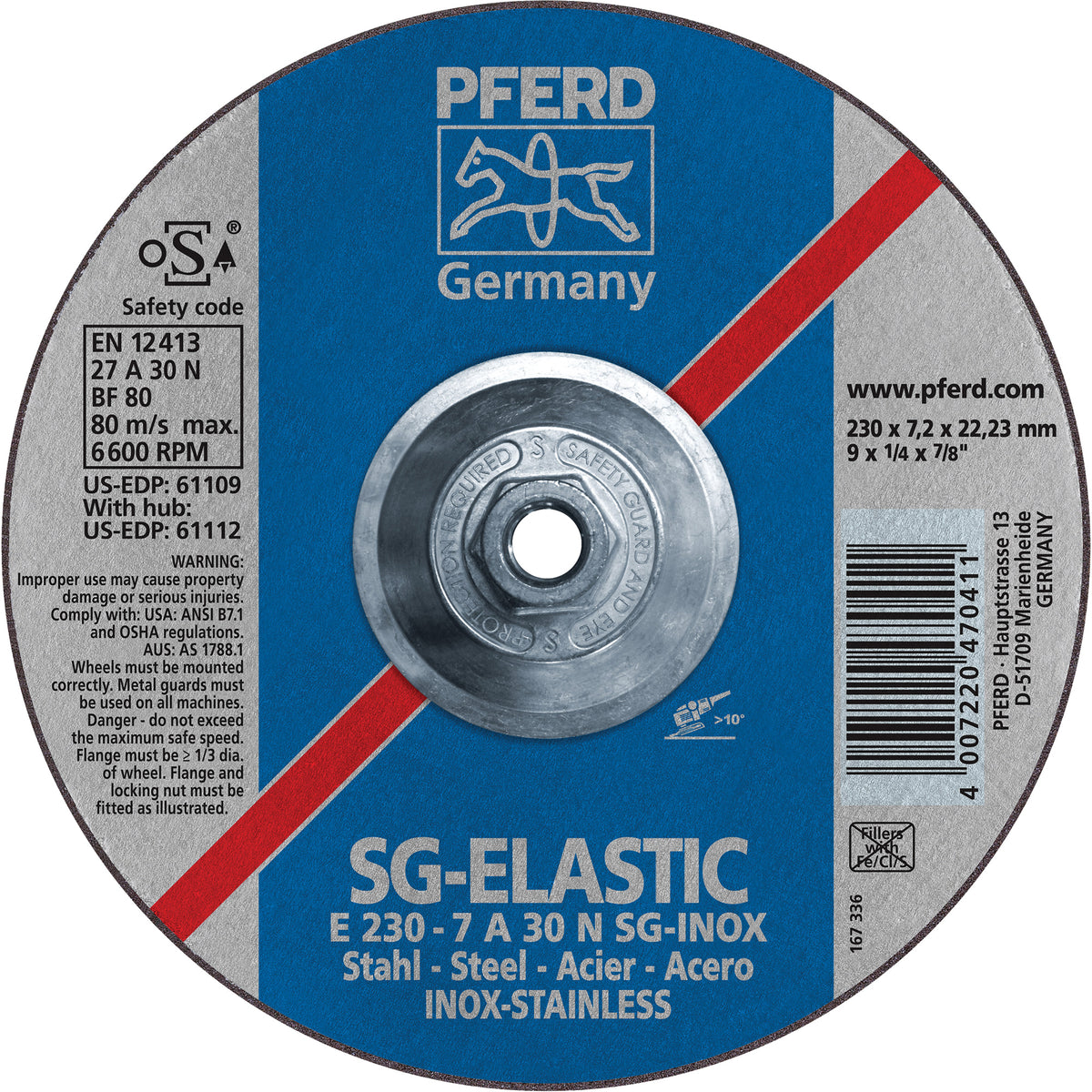 Performance Line Grinding Wheel - TCR415