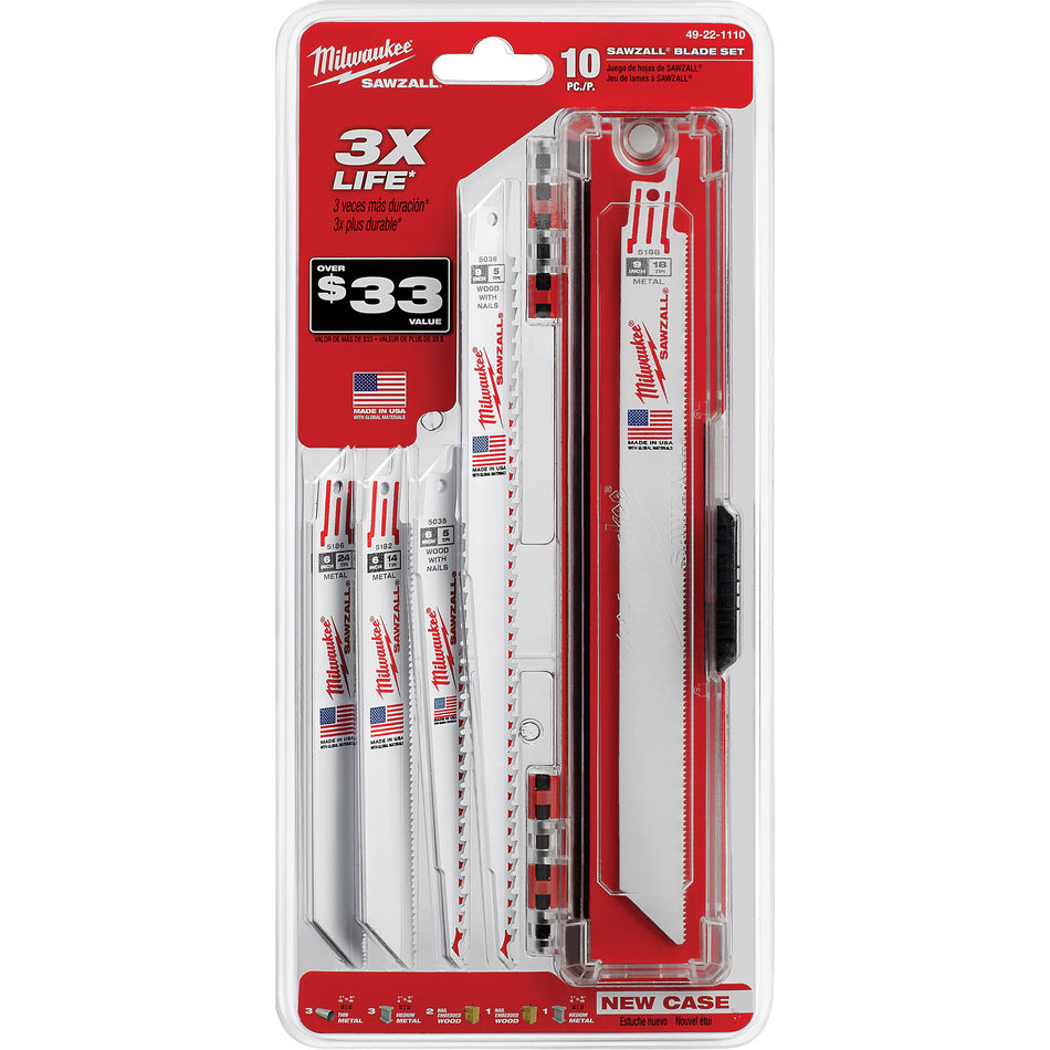 Sawzall® General Purpose Reciprocating Blade Set - TCR455
